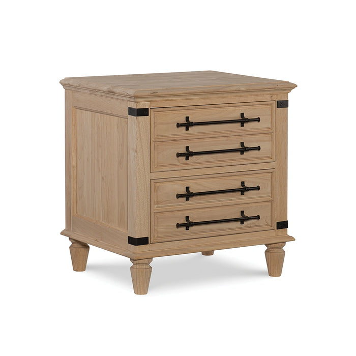Nightstands Farmhouse Chic 2-Drawer Nightstand