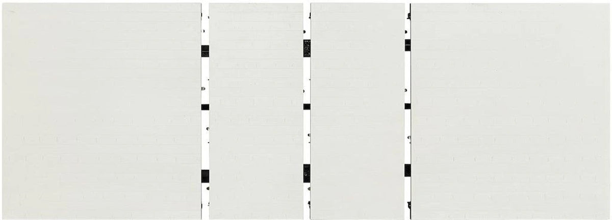 Elements International Stone Dining Table in White DST700DTC