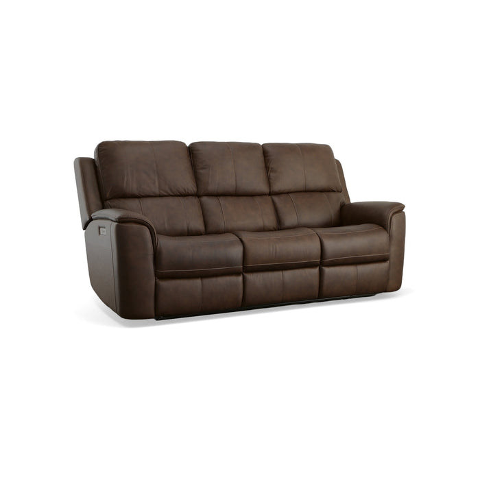 POWER RECLINER SOFA WITH POWER HEADREST AND LUMBAR