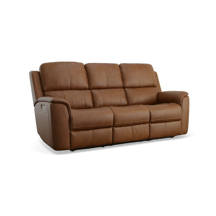 POWER RECLINER SOFA WITH POWER HEADREST AND LUMBAR