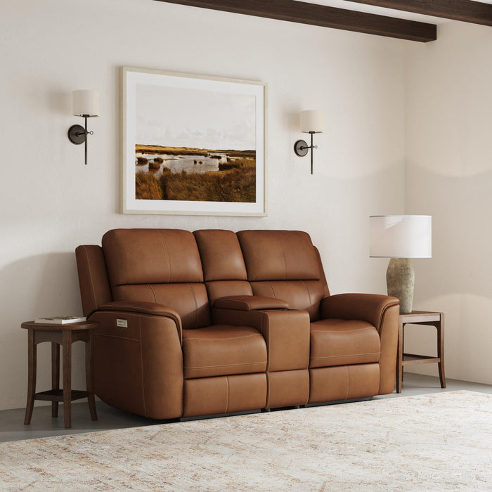 POWER LOVESEAT WITH POWER HEADREST, LUMBAR AND CONSOLE
