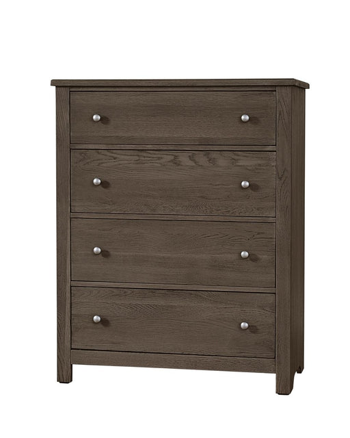 Vaughan Bassett Fundamentals 4 Drawer Chest in Grey image