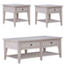 Lake House 3 Piece Set (1-Cocktail 2-End Tables) - Furniture House (VA)