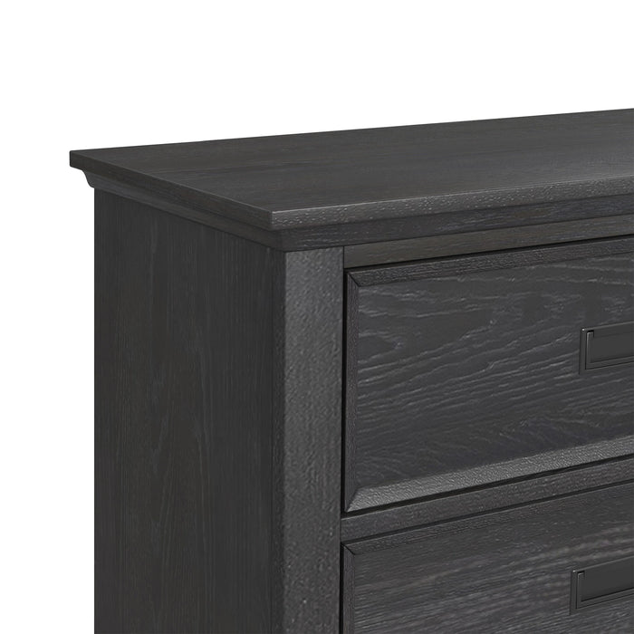 Hampton Kids Over Loft with Ladder and Desk with Speaker Bedroom Set