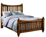 Vaughan-Bassett Maple Road King Slat Poster Bed in Antique Amish image