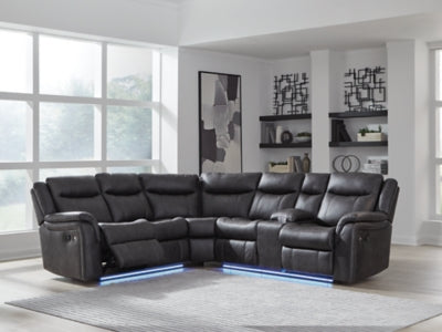 Sultan Meadow Reclining Sectional - Furniture House (VA)