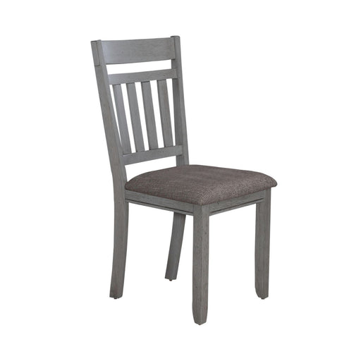 Newport Splat Back Side Chair (Set of 2) in Smokey Grey - Furniture House (VA)