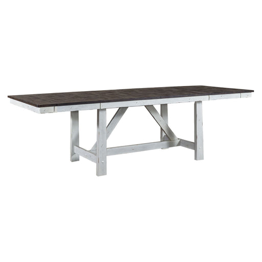 Farmhouse Optional 7 Piece Trestle Table Set - Furniture House (VA)