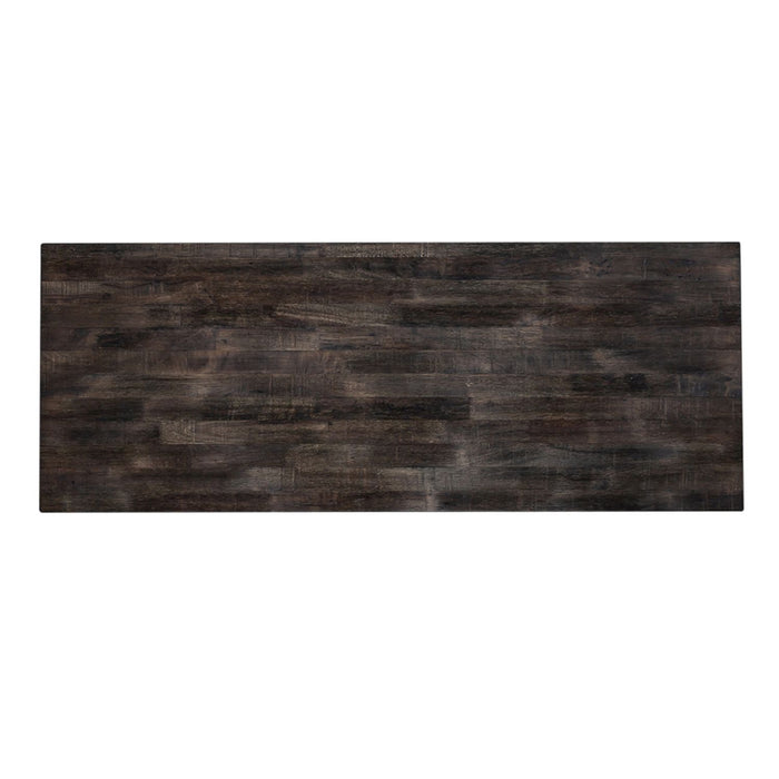 Farmhouse Server in White/Oak - Furniture House (VA)