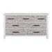 Backroads Dresser in Weathered White/Parchment Brown - Furniture House (VA)