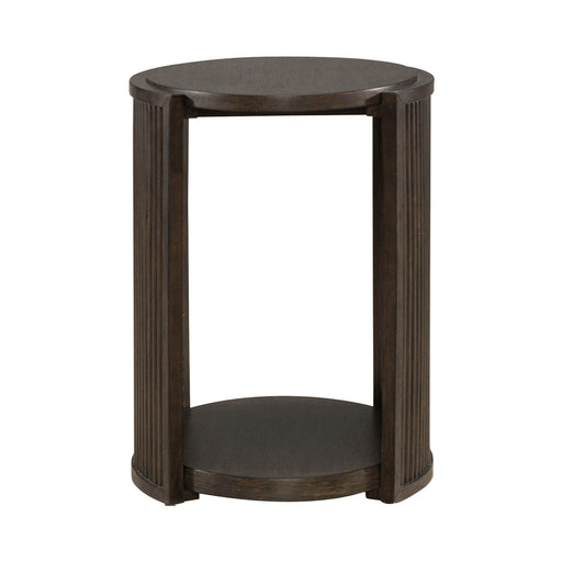 City View Chairside Table in Coffee Bean - Furniture House (VA)