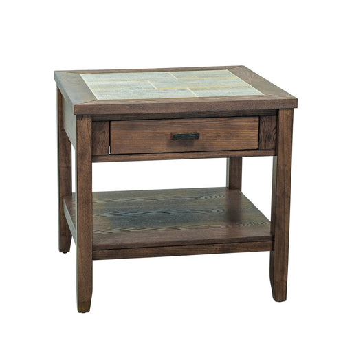 Mesa Valley End Table in Tobacco - Furniture House (VA)