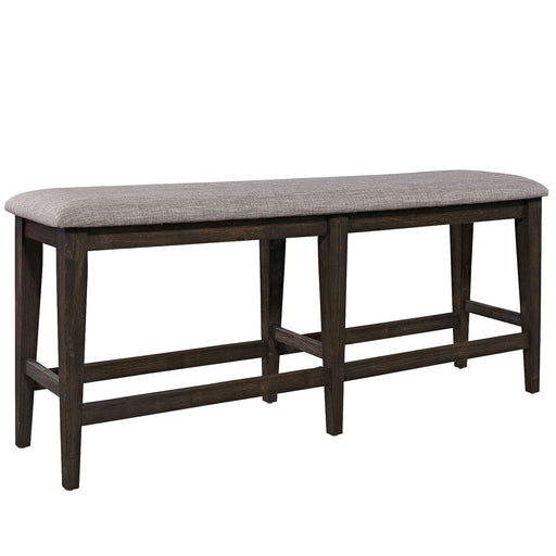 Double Bridge Counter Bench (RTA) in Dark Chestnut - Furniture House (VA)