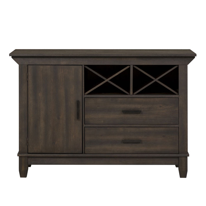 Double Bridge Sideboard in Dark Chestnut - Furniture House (VA)