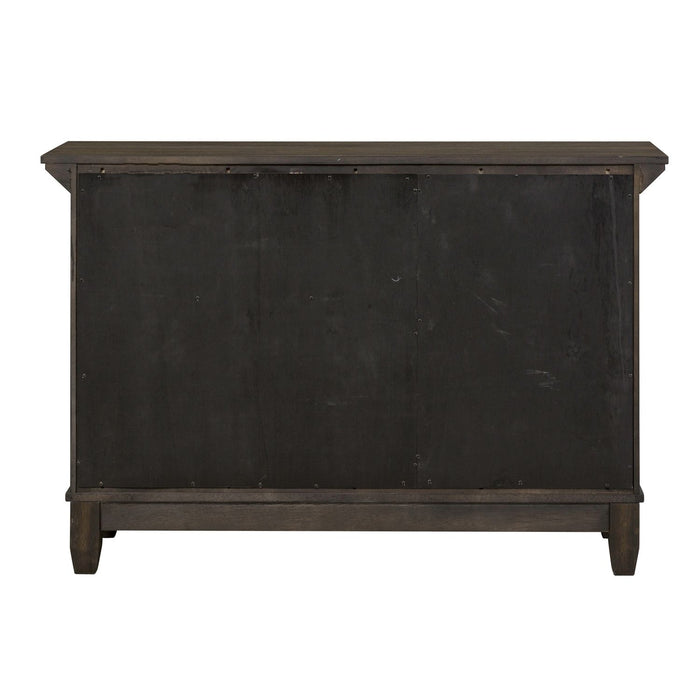 Double Bridge Sideboard in Dark Chestnut - Furniture House (VA)