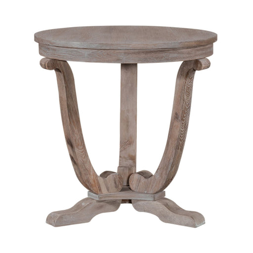 Greystone Mill End Table in Stone White - Furniture House (VA)