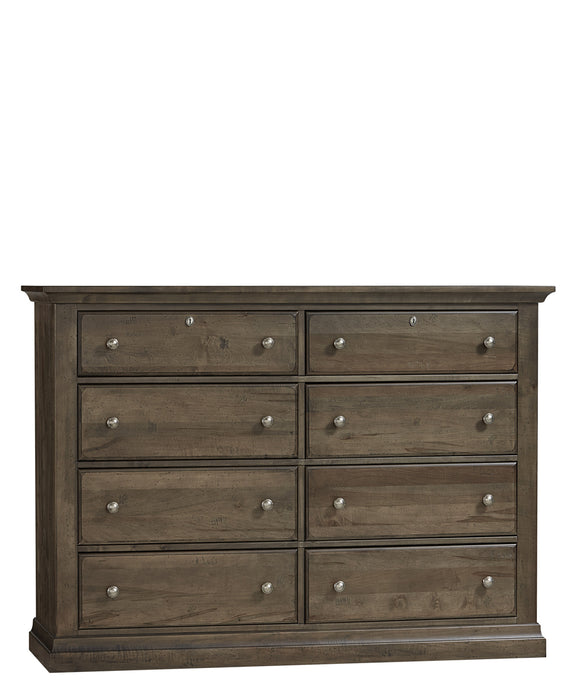 Vaughan Bassett Carlisle 8-Drawer Dresser in Dark Sable image