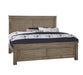 Vaughan-Bassett Cool Rustic Queen Mansion Bed in Stone Grey image