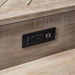 Parkland Falls Console Bar Table in Weathered Taupe - Furniture House (VA)