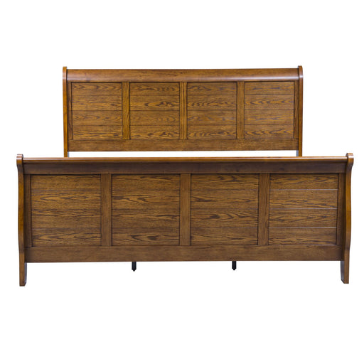 Grandpas Cabin King California Sleigh Bed - Furniture House (VA)