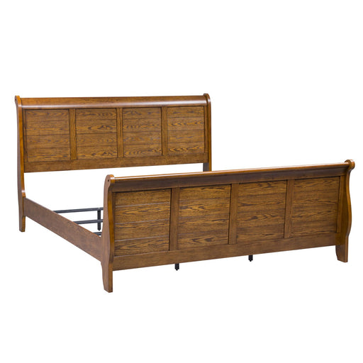 Grandpas Cabin King Sleigh Bed - Furniture House (VA)
