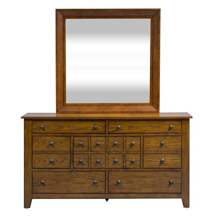 Grandpas Cabin Sleigh Bed, Dresser & Mirror, Chest image