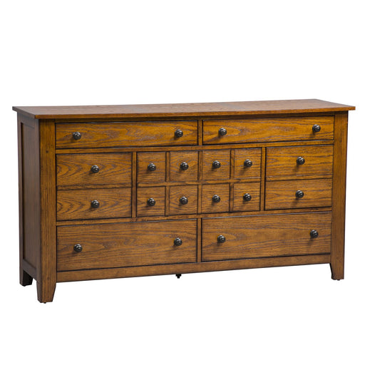 Grandpa's Cabin Dresser in Age Oak - Furniture House (VA)