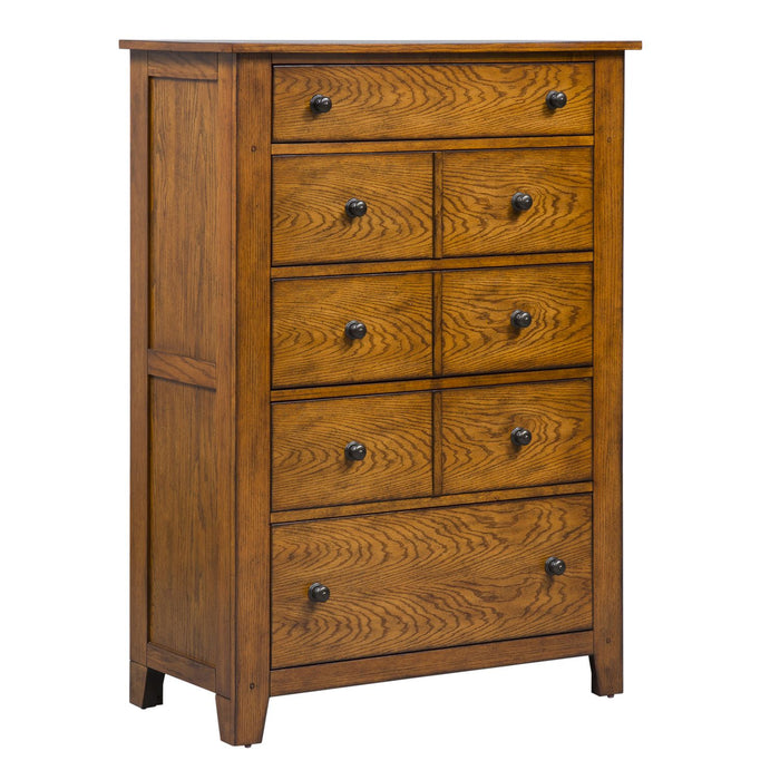 Grandpa's Cabin Chest in Age Oak - Furniture House (VA)