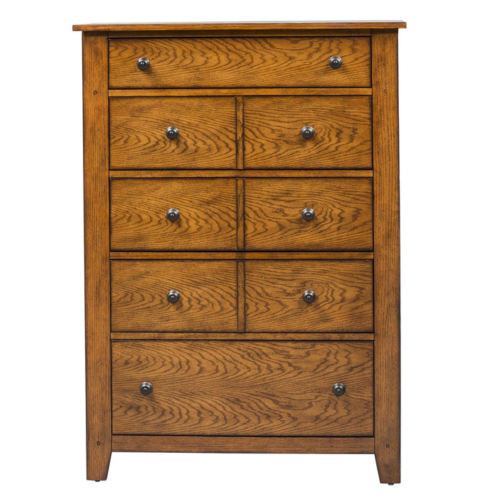 Grandpa's Cabin Chest in Age Oak - Furniture House (VA)