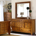 Grandpa's Cabin Mirror in Age Oak - Furniture House (VA)