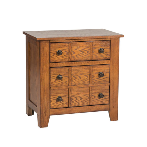 Grandpa's Cabin Nightstand in Age Oak - Furniture House (VA)