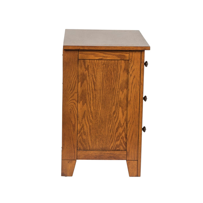 Grandpa's Cabin Nightstand in Age Oak - Furniture House (VA)