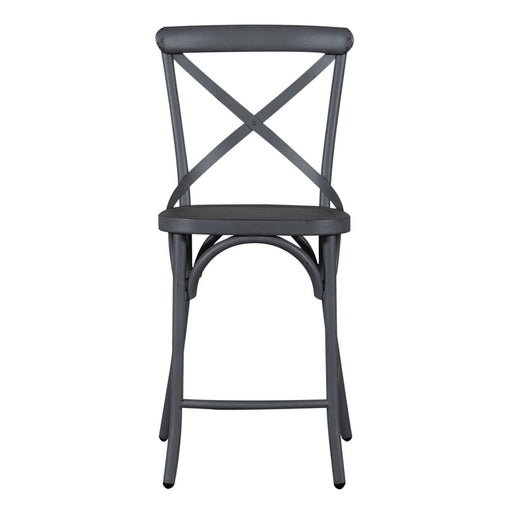 Liberty Furniture Vintage Series X Back Counter Chair in Grey image