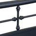 Vintage Series Twin Metal Bed in Navy - Furniture House (VA)