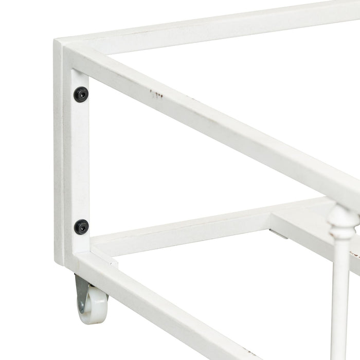 Vintage Series Twin Metal Trundle in Antique White - Furniture House (VA)