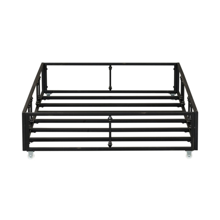Vintage Series Twin Metal Trundle in Black - Furniture House (VA)