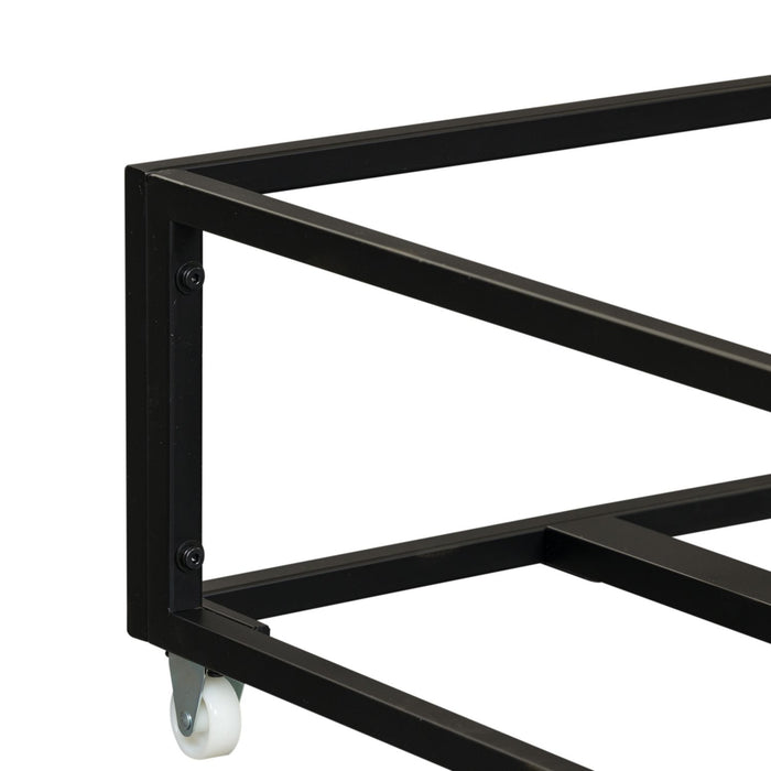 Vintage Series Twin Metal Trundle in Black - Furniture House (VA)