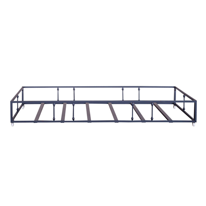 Vintage Series Twin Metal Trundle in Navy - Furniture House (VA)