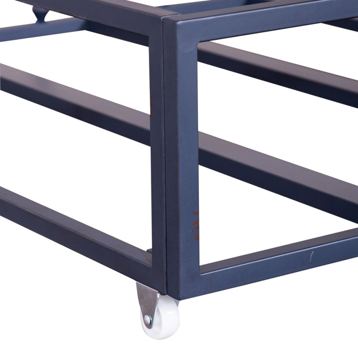 Vintage Series Twin Metal Trundle in Navy - Furniture House (VA)