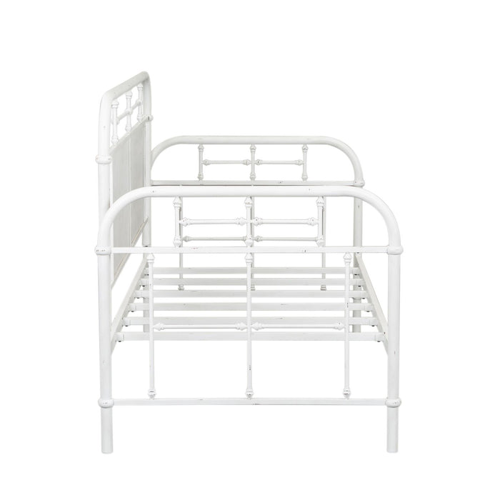 Vintage Series Twin Metal Bed in Antique White - Furniture House (VA)