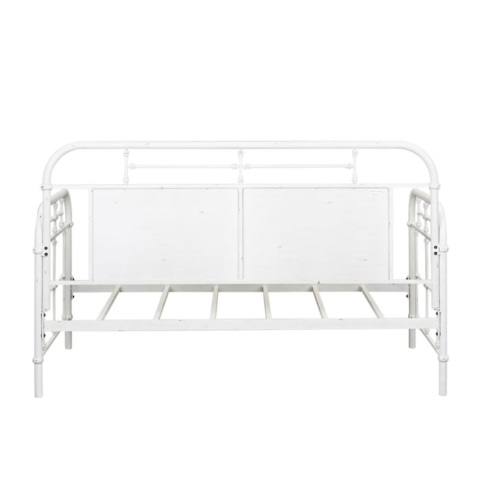 Vintage Series Twin Metal Bed in Antique White - Furniture House (VA)