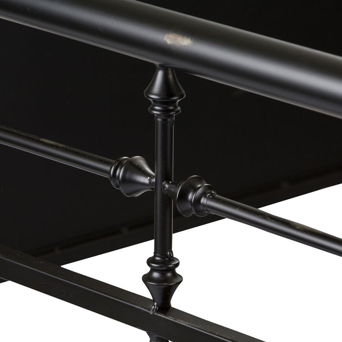 Vintage Series Twin Metal Bed in Black - Furniture House (VA)