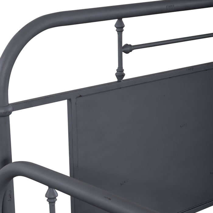 Vintage Series Twin Metal Bed in Navy - Furniture House (VA)