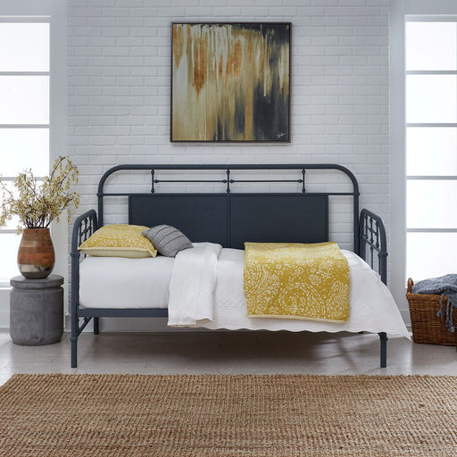 Liberty Furniture Vintage Series Twin Metal Bed in Navy image