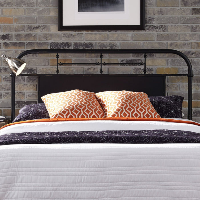 Vintage Series King Metal Bed in Black - Furniture House (VA)