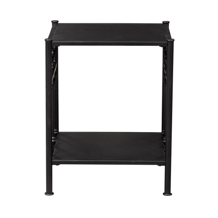 Liberty Furniture Vintage Series Open Nightstand in Black