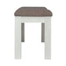 Brook Bay Uph Dining Bench in Textured White - Furniture House (VA)