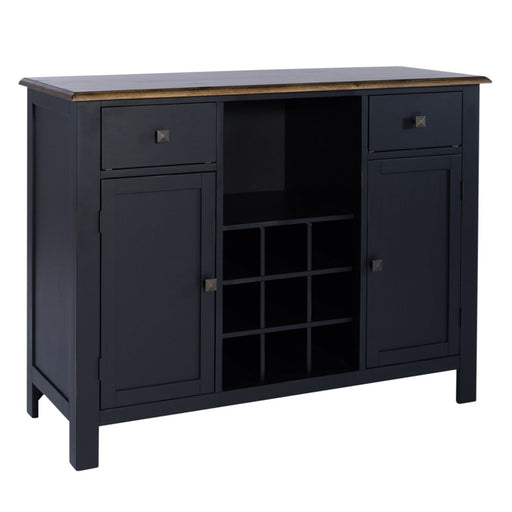 Carolina Crossing Server in Black - Furniture House (VA)