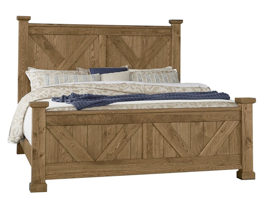 Vaughan Bassett Yosemite California King Panel Bed in Natural image