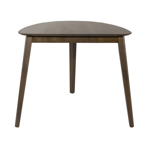 Space Saver Triangle Table in Satin Walnut - Furniture House (VA)